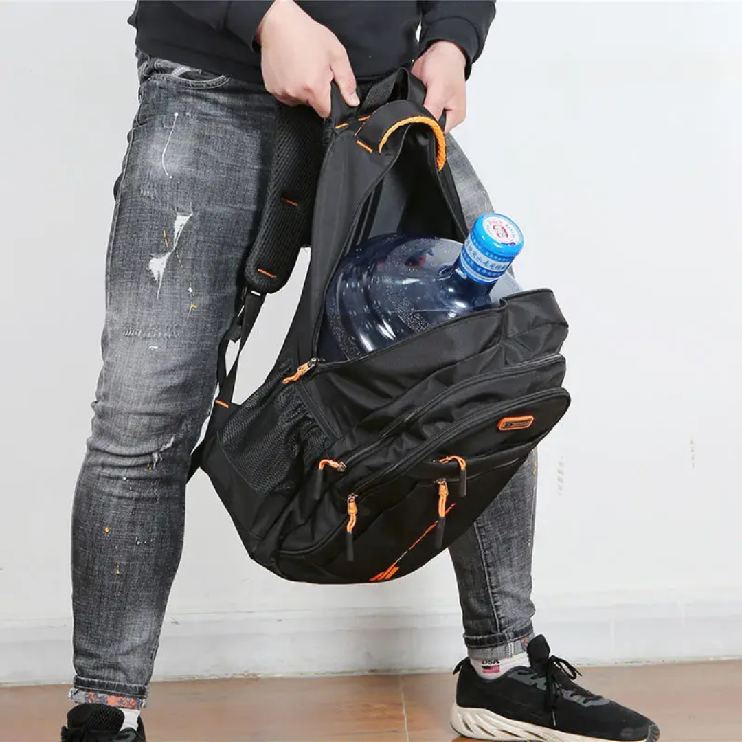 Stilvoller Nylon Rucksack mit Laptopfach & Tassel-Design