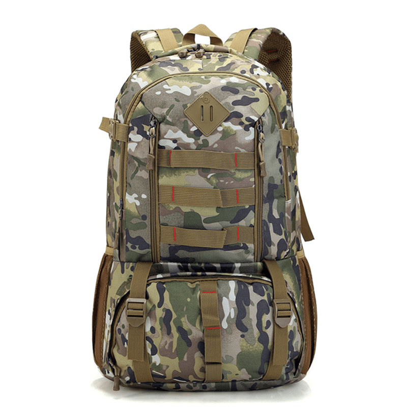 Wasserdichter Outdoor-Sportrucksack im Armeestil 50L – Nylon, 52×35×23