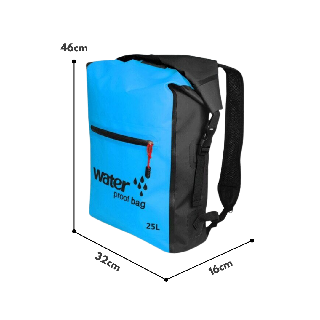 Robuster Wasserdichter Rucksack 25L für Wassersport & Outdoor-Abenteuer