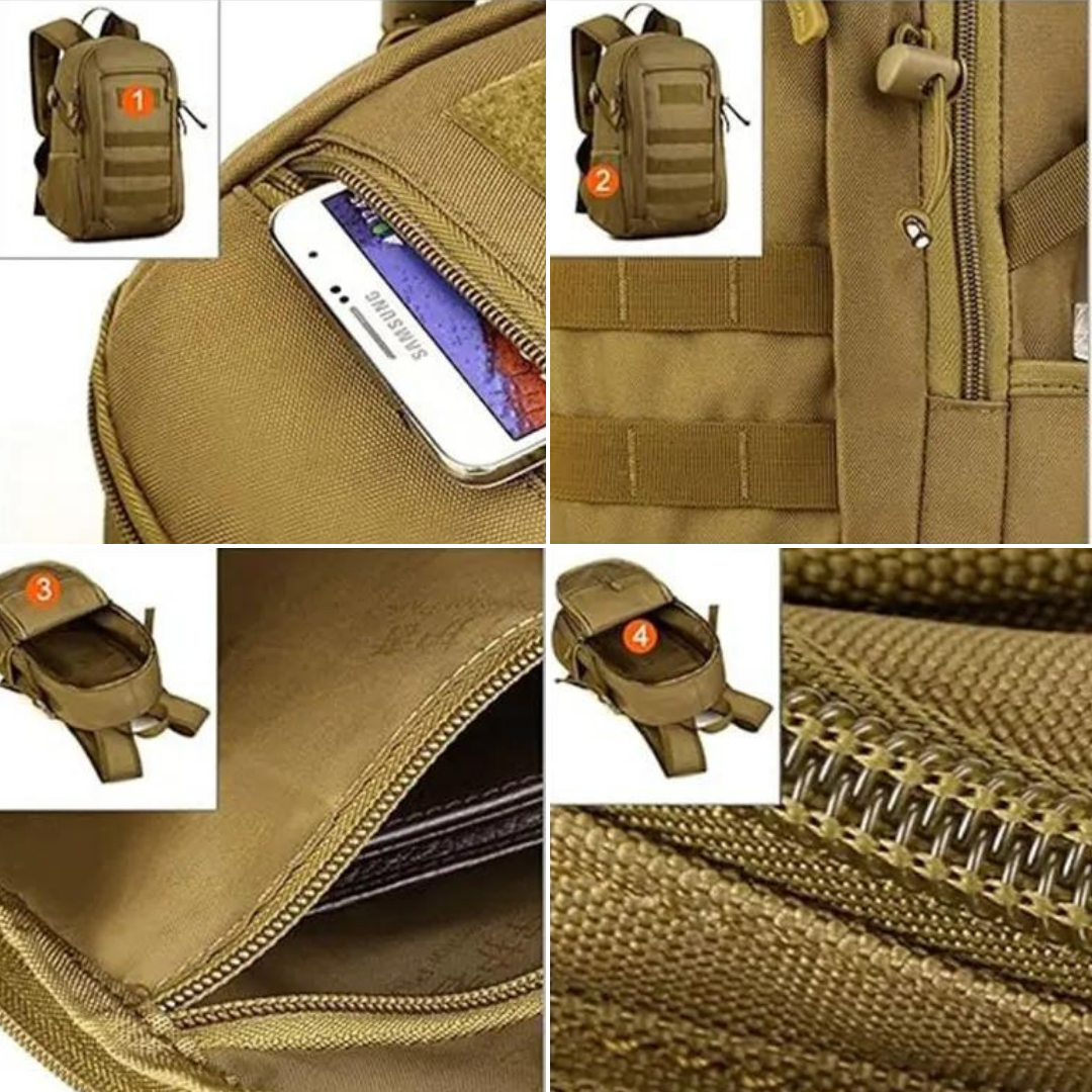 Wasserfester Wanderrucksack 15L – Nylon Outdoor Rucksack