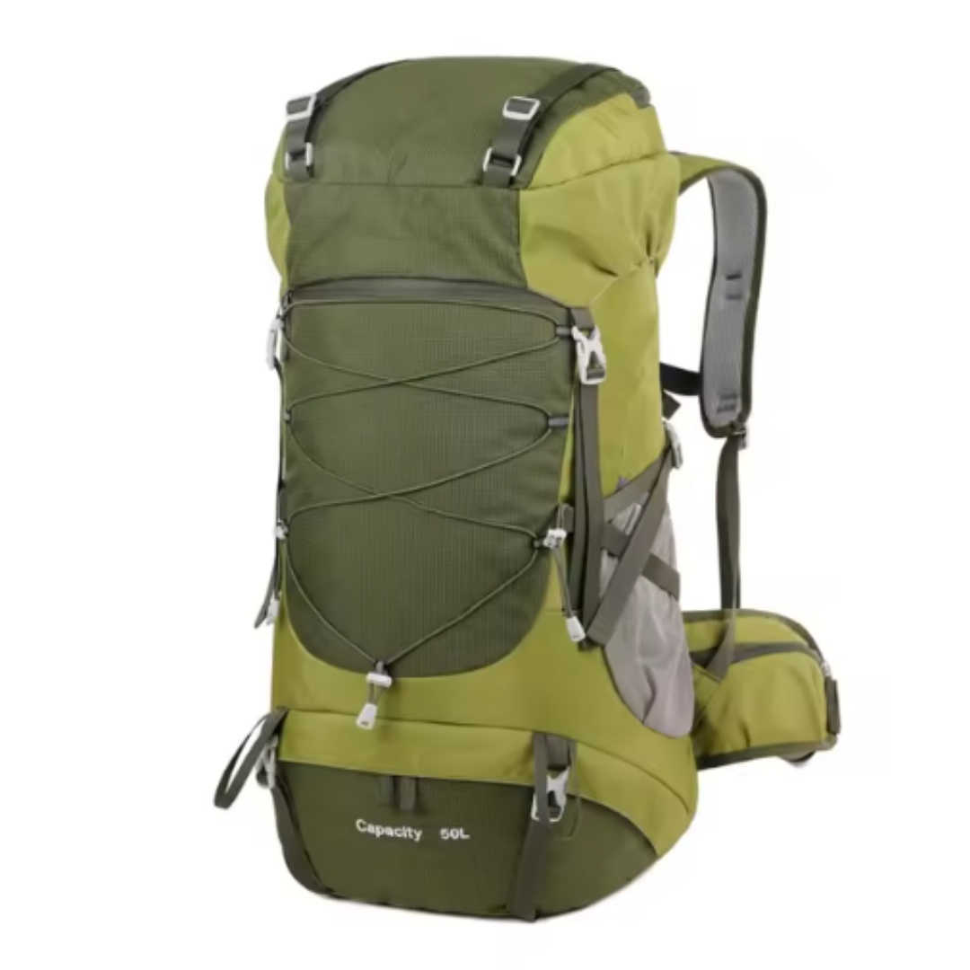 50L Trekkingrucksack – Leichter Outdoor-Rucksack mit Regenhülle