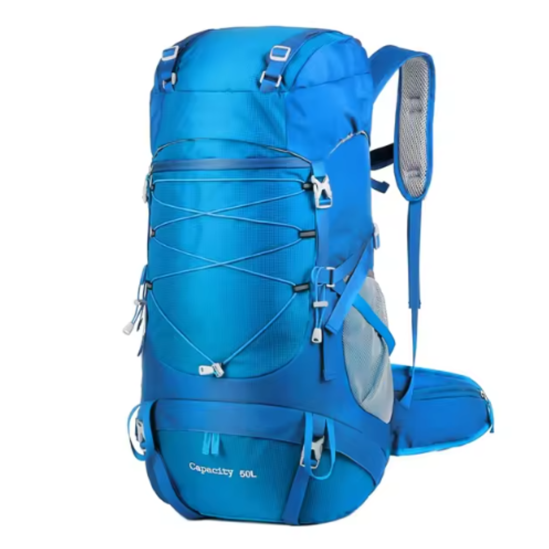 50L Trekkingrucksack – Leichter Outdoor-Rucksack mit Regenhülle