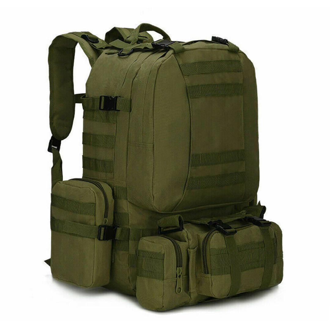 Wanderrucksack 55L – Taktischer Outdoor Rucksack mit Modularsystem