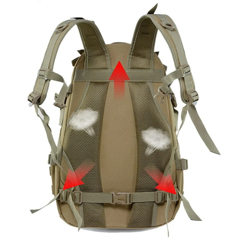 35L Taktischer Rucksack – Wasserdichter Militär-Rucksack Khaki