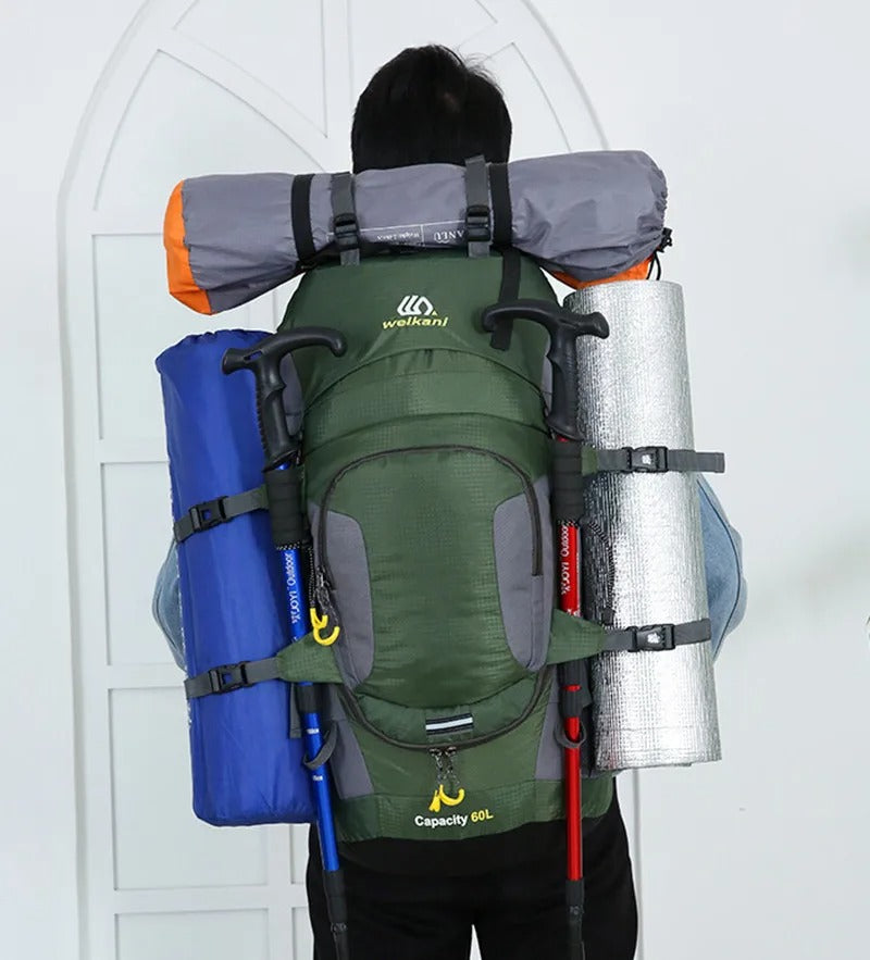 60L Wanderrucksack wasserdicht – Outdoor Rucksack für Trekking