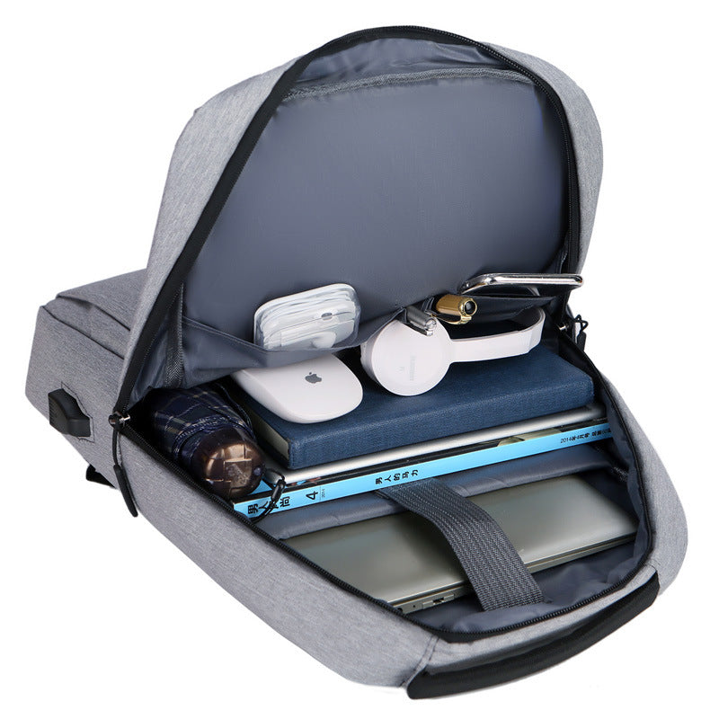 Laptoptasche TechTrek Pro – wasserdicht, USB-Anschluss & stilvoll
