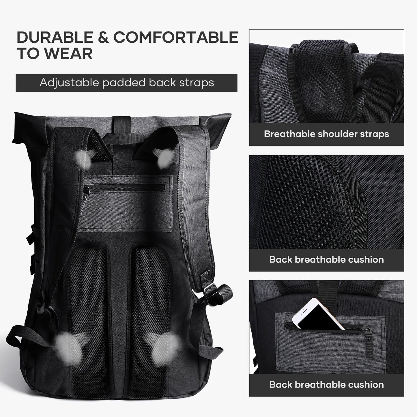 Basketball-Tasche 35L – mit Ballfach, Schuhfach & viel Stauraum