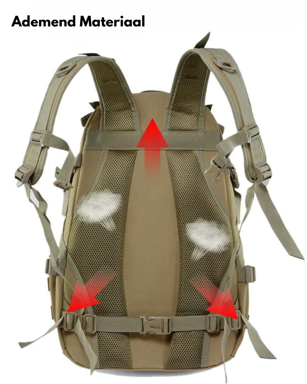 35L Taktischer Rucksack – Wasserdichter Militär-Rucksack Khaki