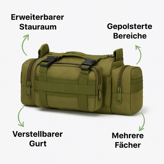 2-in-1 Fahrrad Umhängetasche – Wasserdicht & Vielseitig von RucksackKönig 7L