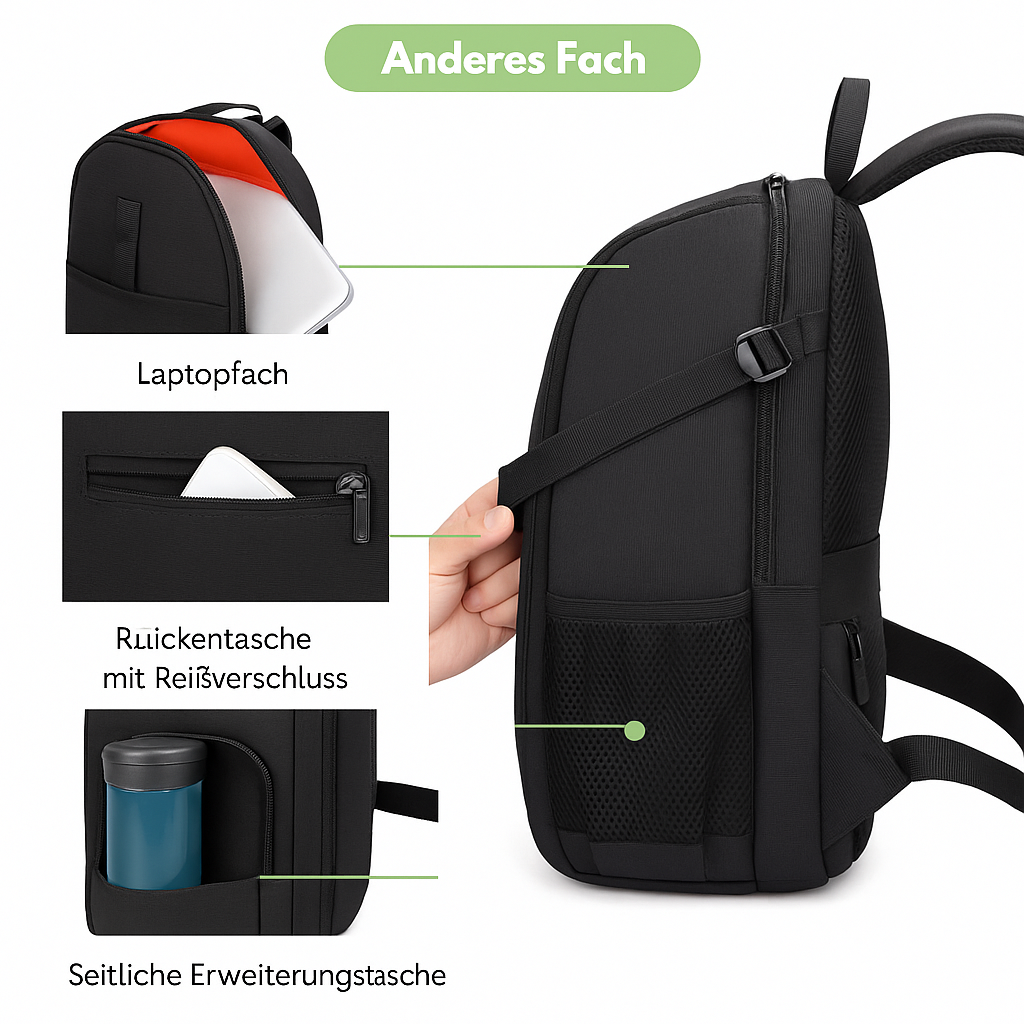 Robuste Kameratasche für DSLR/SLR – Wasserdichte Profi-Rucksack