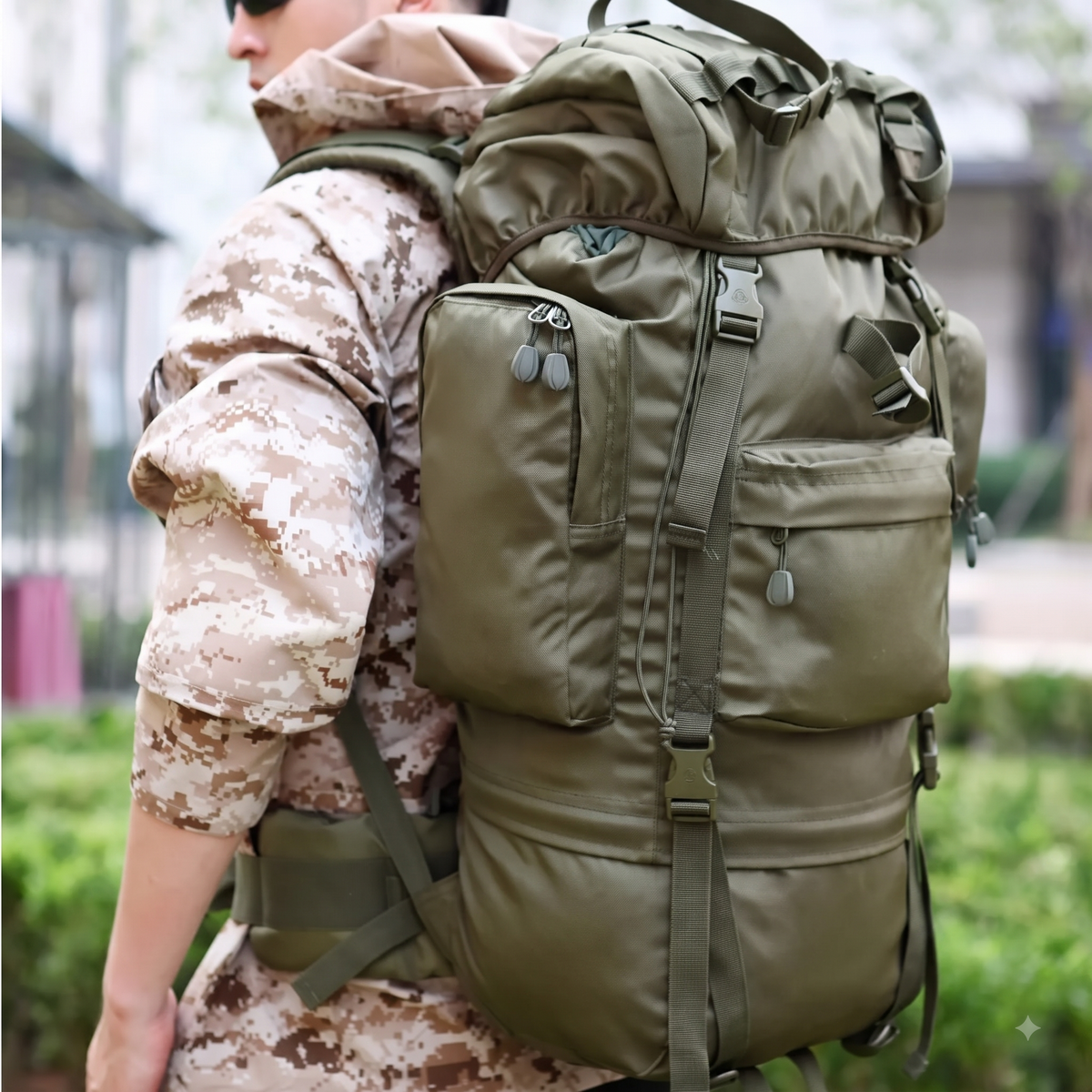 Rucksack Trekking 70L – Wasserdicht & robust für Outdoor-Abenteuer