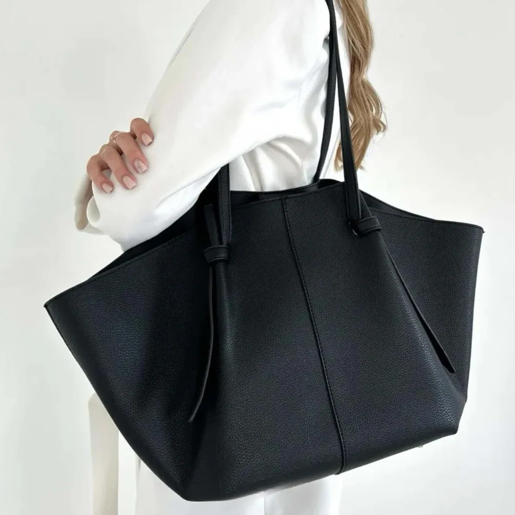 Premium vegane Ledertasche Damen 12L – stilvoll, geräumig und zeitlos