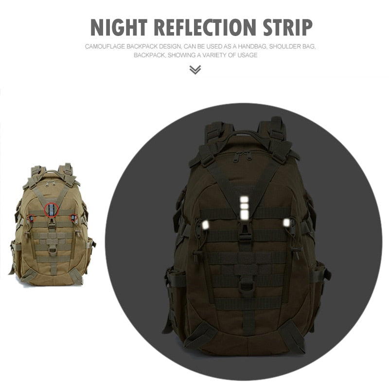40L Taktischer Rucksack – Wasserdichter Militär-Rucksack für Outdoor-Abenteuer