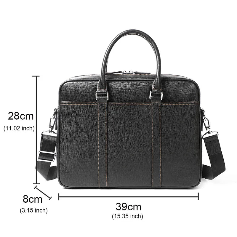 Aktentasche Herren Leder – Business Laptoptasche braun