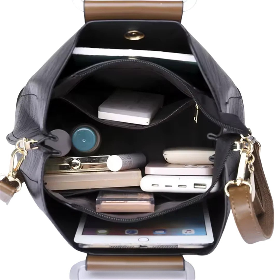 Premium-Handtasche aus veganem Leder 6L – stilvoll, elegant & praktisch