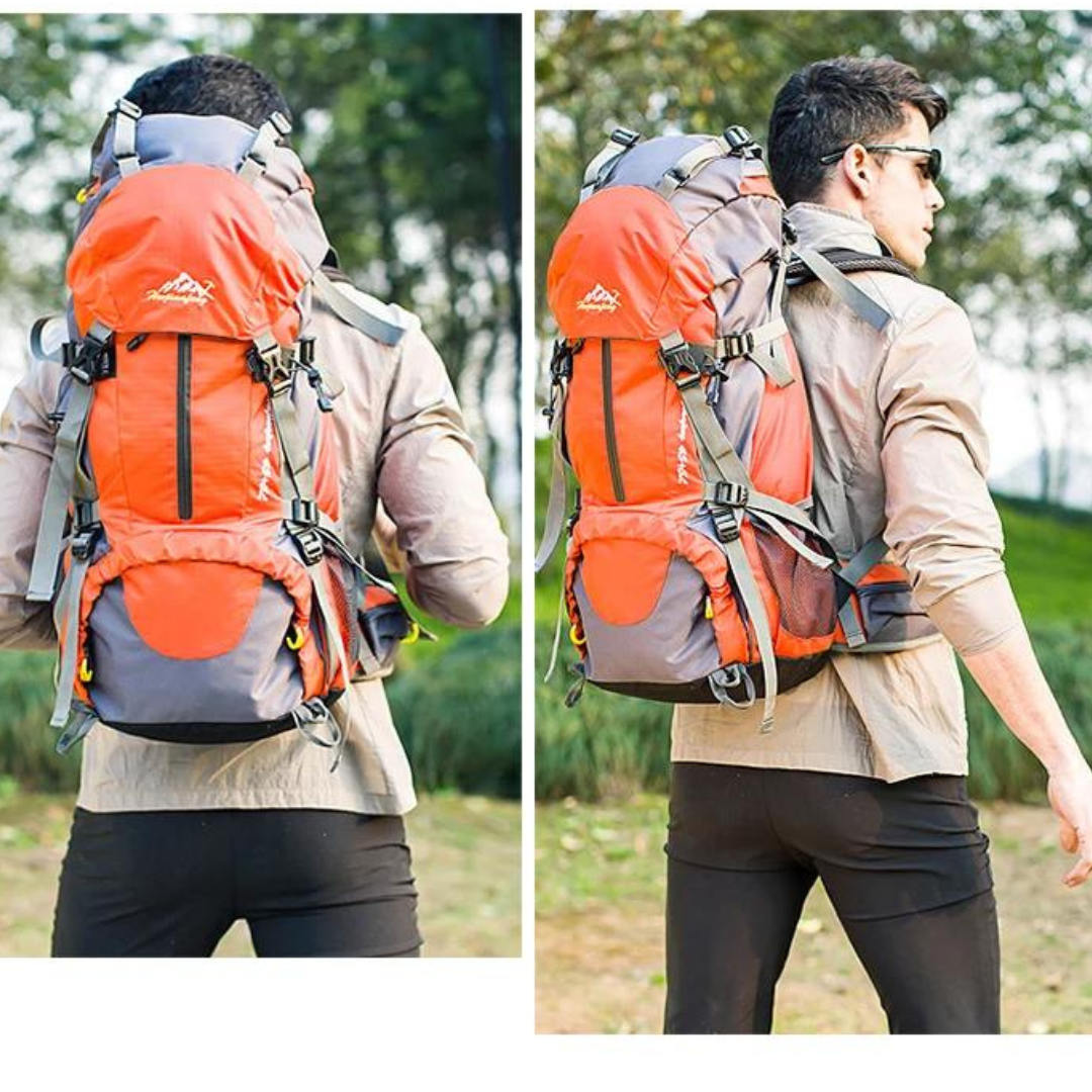 Wasserdichter Rucksack Trekking 50L – Komfortabel & robust