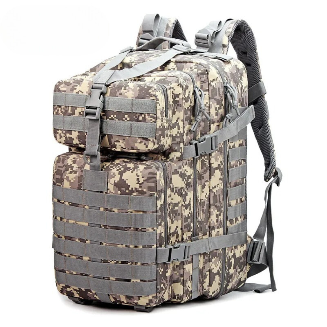 Robuster Notfallrucksack – 50L, wasserdicht & MOLLE-kompatibel