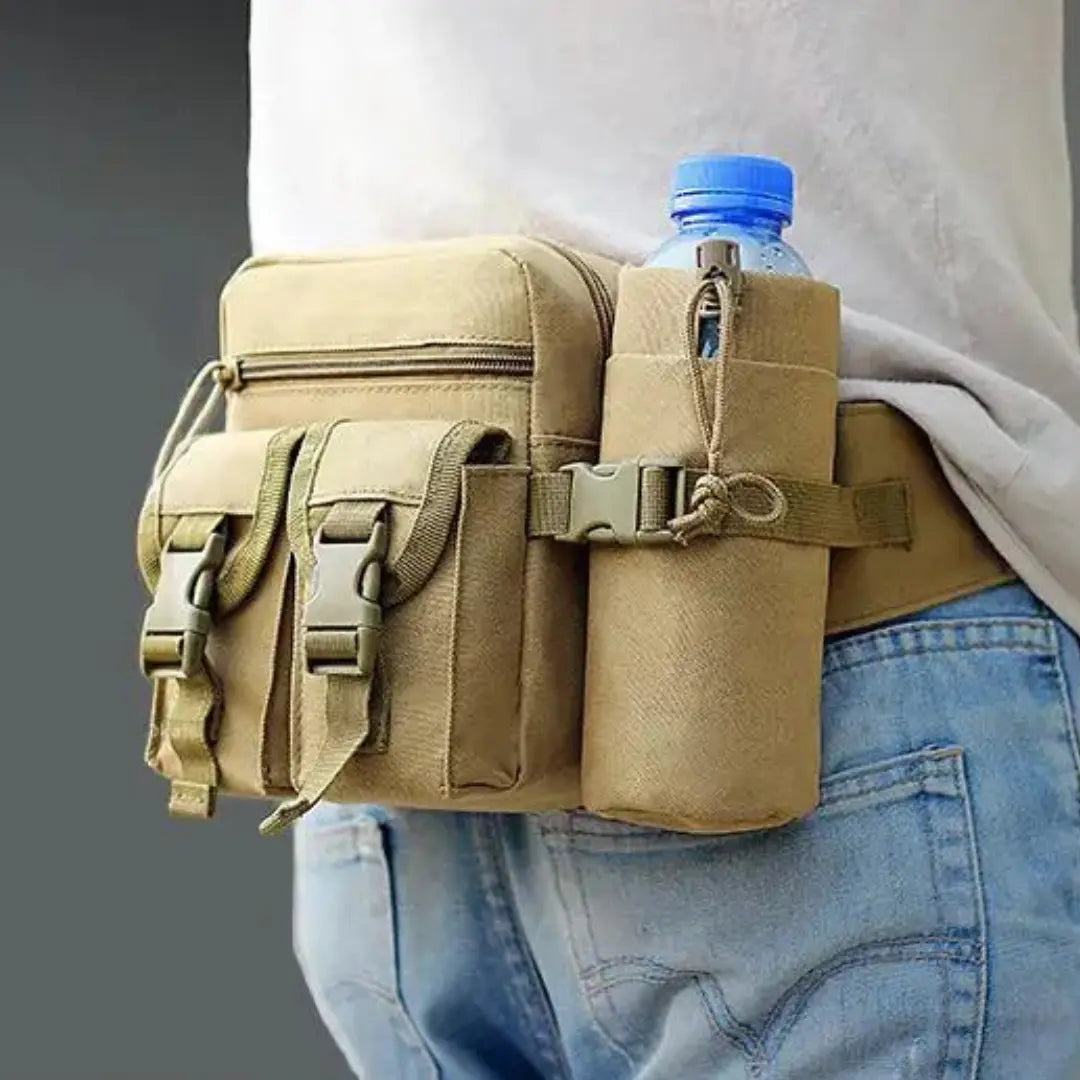 Taktische Gürteltasche mit Flaschenhalter – Robust & Kompakt