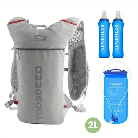 Leichter Trinkrucksack mit 2L Wasserblase – Ideal für Sport & Outdoor