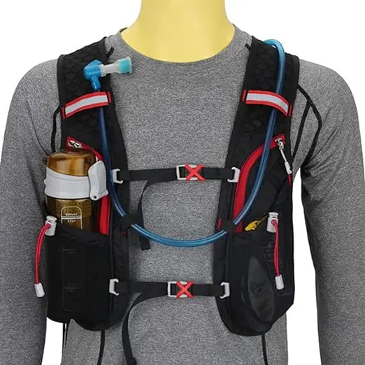 Leichter Trinkrucksack mit 2L Wasserblase – Ideal für Sport & Outdoor