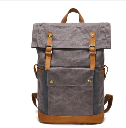 Canvas Rucksack Damen – Vintage Rucksack mit Laptopfach 15L