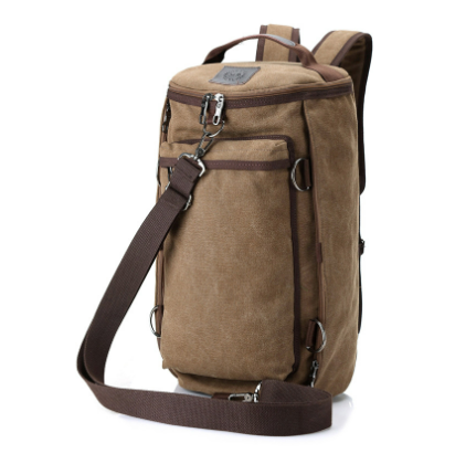 Canvas Rucksack wasserdicht – Vintage Tagesrucksack für Alltag & Reise