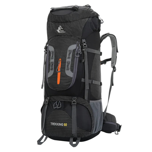 Trekkingrucksack 80L Expeditionslord – 3D-Lüftung & Schuhfach