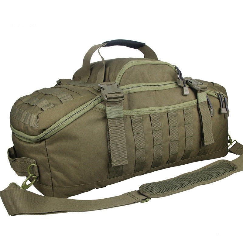 Robuste Reisetasche 3-in-1 mit MOLLE-System für Outdoor & Sport