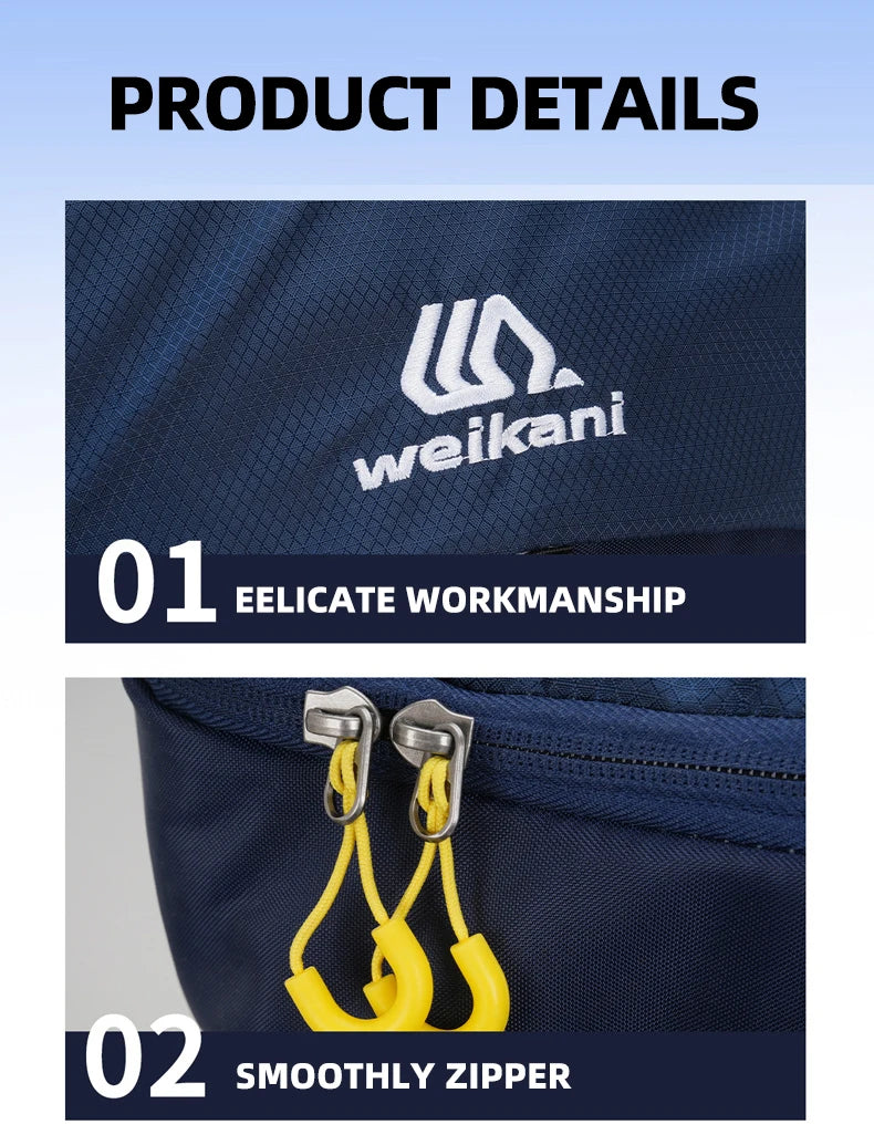 Wanderrucksack 60L wasserdicht – leicht & mit Regenhülle