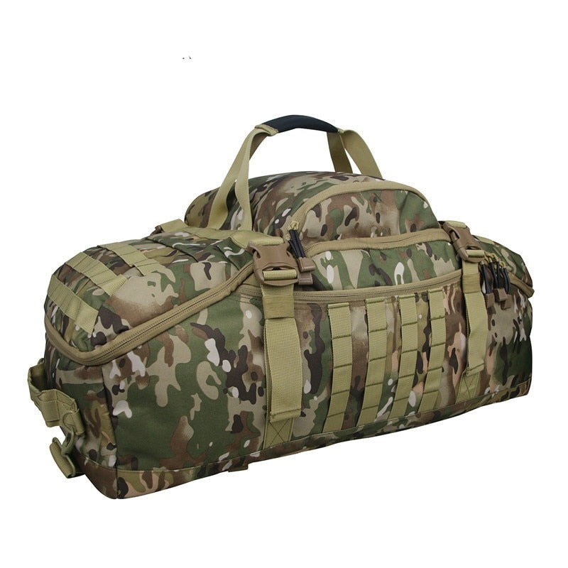 Robuste Reisetasche 3-in-1 mit MOLLE-System für Outdoor & Sport