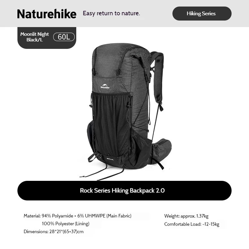 Ultraleichter Wanderrucksack Birkengeist – 30/45/60L
