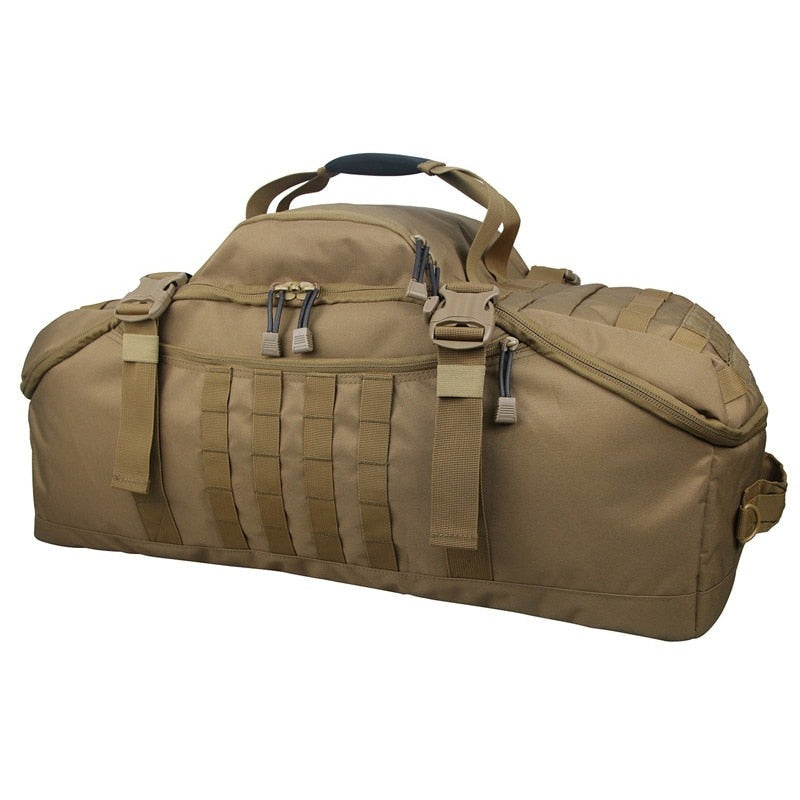 Robuste Reisetasche 3-in-1 mit MOLLE-System für Outdoor & Sport