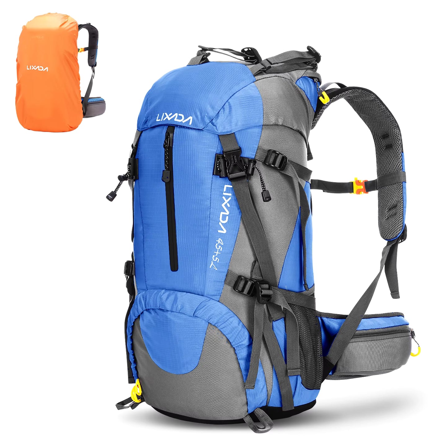 Wanderrucksack 50L Bergblitz – Leicht & mit Regenhülle