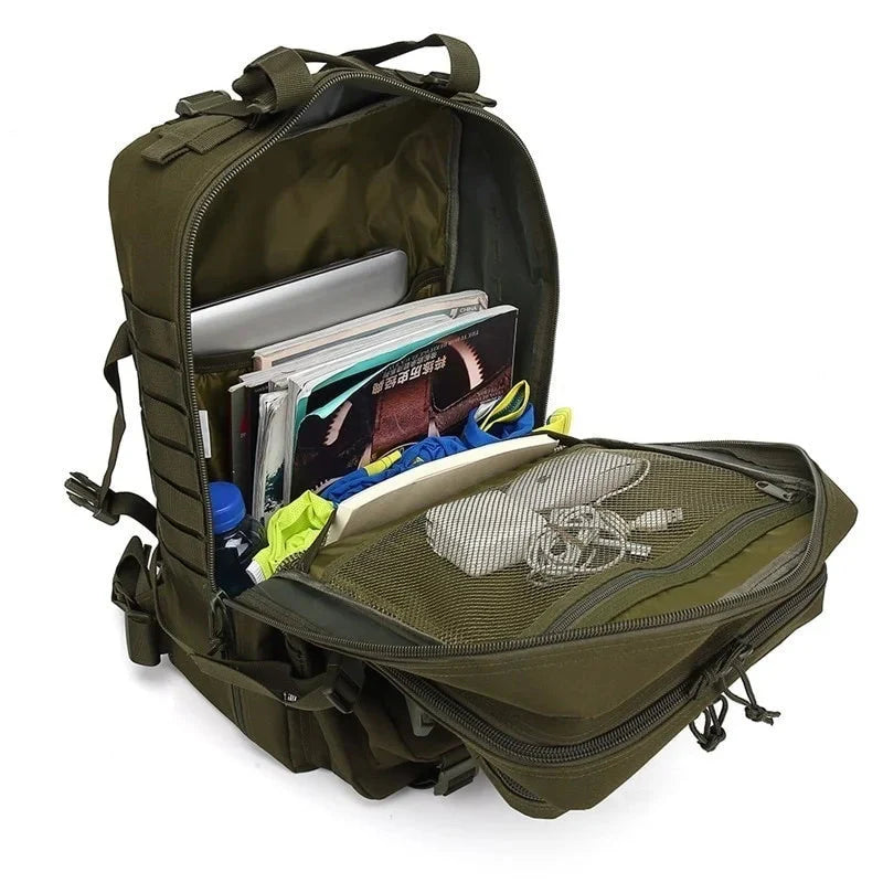 Robuster Notfallrucksack – 50L, wasserdicht & MOLLE-kompatibel