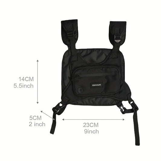 Taktische Brusttasche Streetwear – Hip Hop Vest Bag für Herren