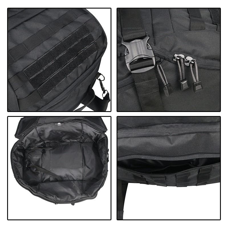 Robuste Reisetasche 3-in-1 mit MOLLE-System für Outdoor & Sport