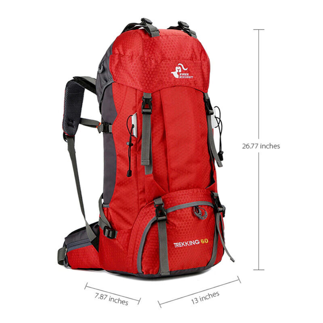 60L Rucksack Trekking – Wasserdicht, Komfortabel & Robust