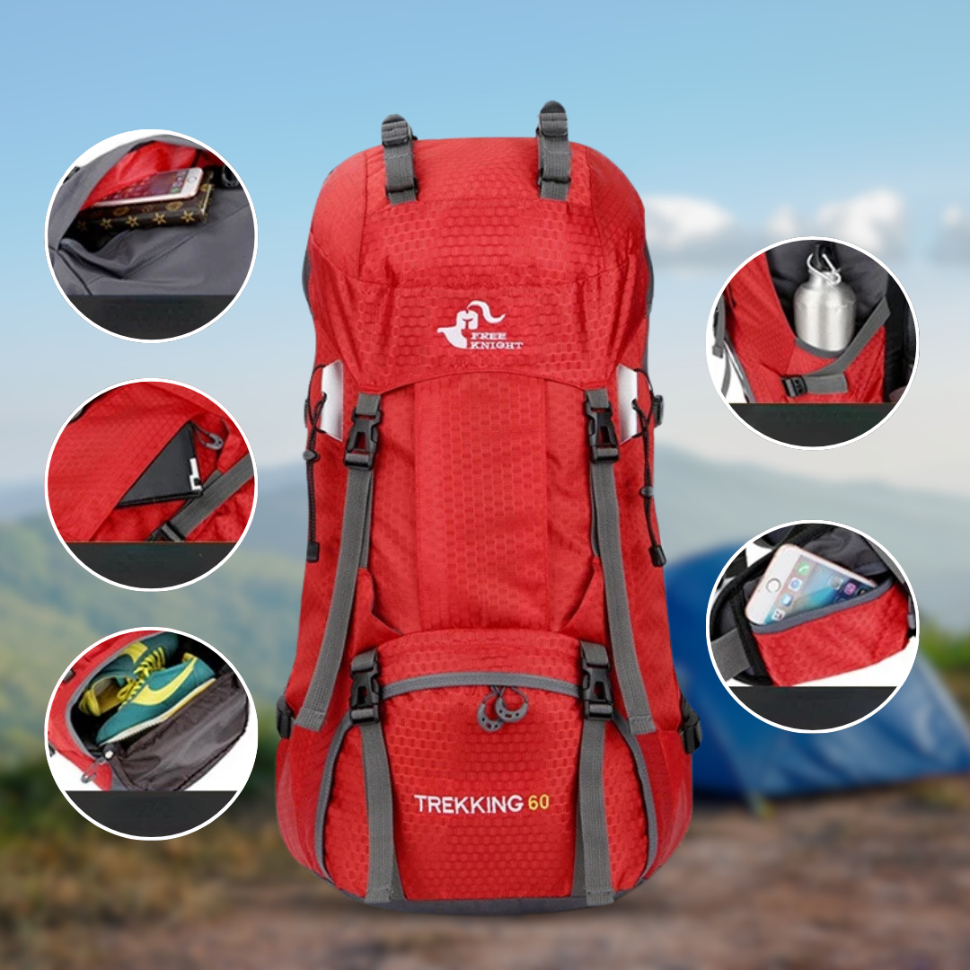 60L Rucksack Trekking – Wasserdicht, Komfortabel & Robust