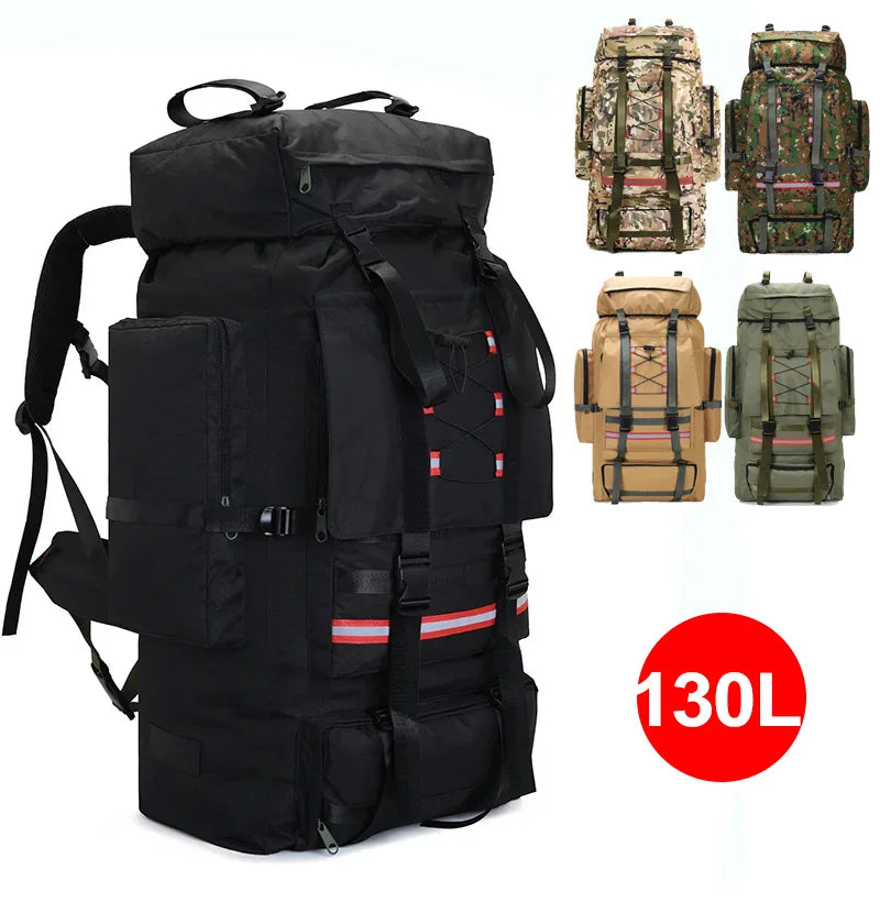 Wanderrucksack 130L – riesig, robust & wasserdicht