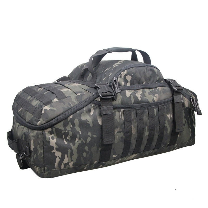 Robuste Reisetasche 3-in-1 mit MOLLE-System für Outdoor & Sport