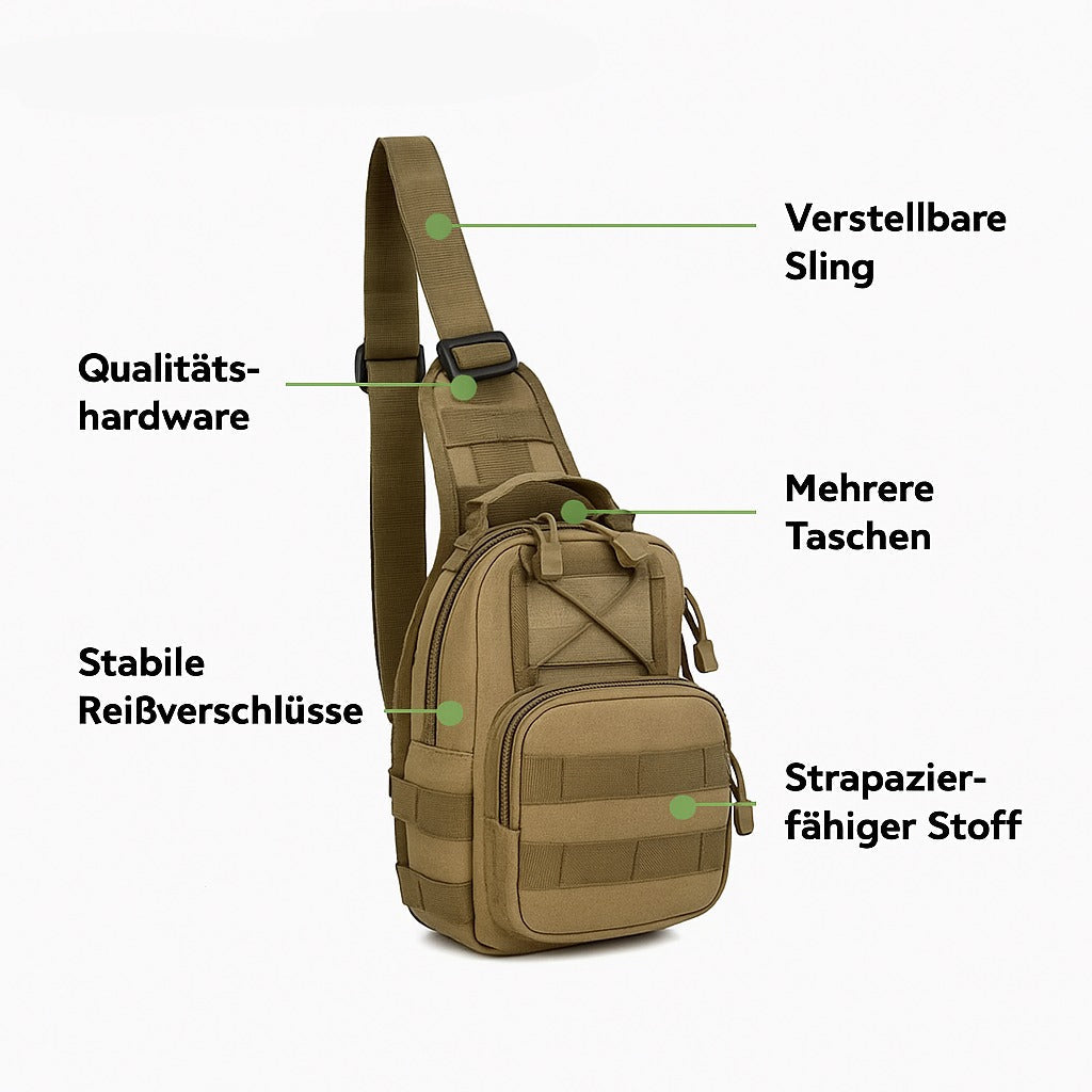 Urban Utility Umhängetasche – Modular, Robust & Stilvoll