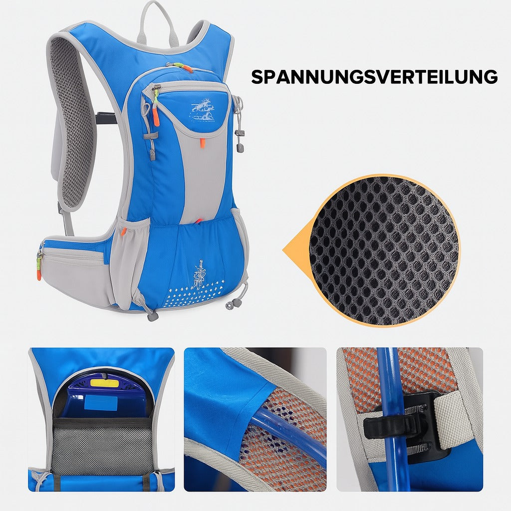 Laufweste Rucksackkönig mit Trinksystem – leicht & wasserabweisend