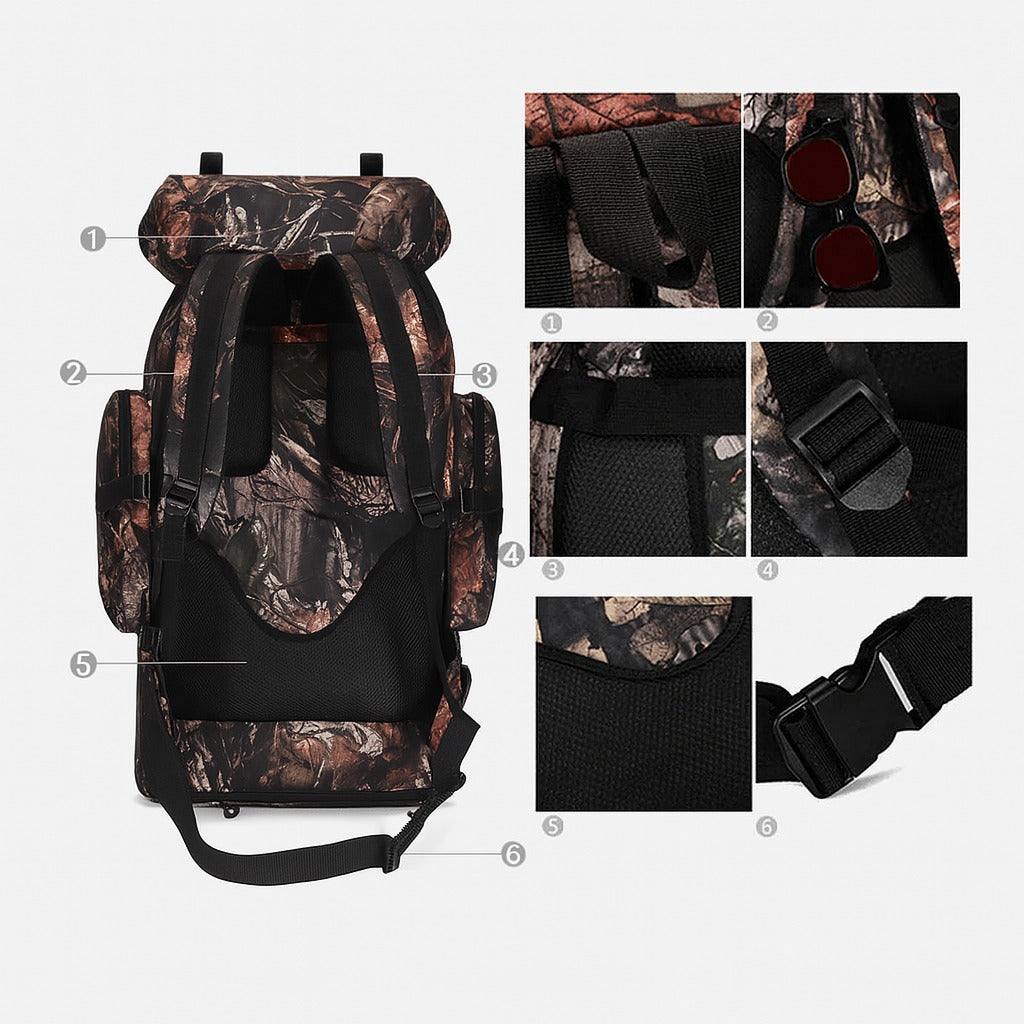 Rucksack 100L Ultralight Tactical – robust, wasserdicht & leicht