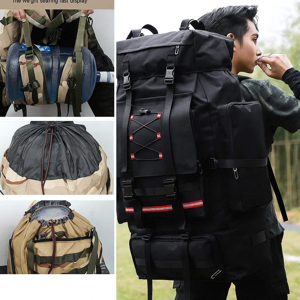 Wanderrucksack 130L – riesig, robust & wasserdicht