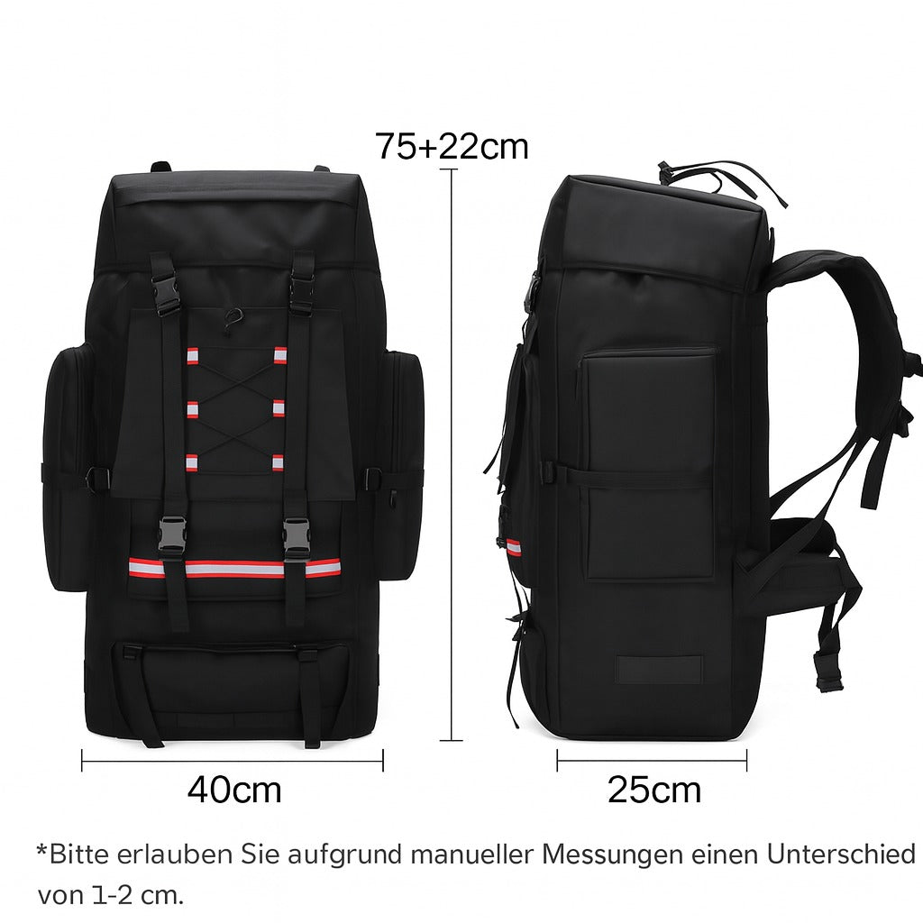 Wanderrucksack 130L – riesig, robust & wasserdicht