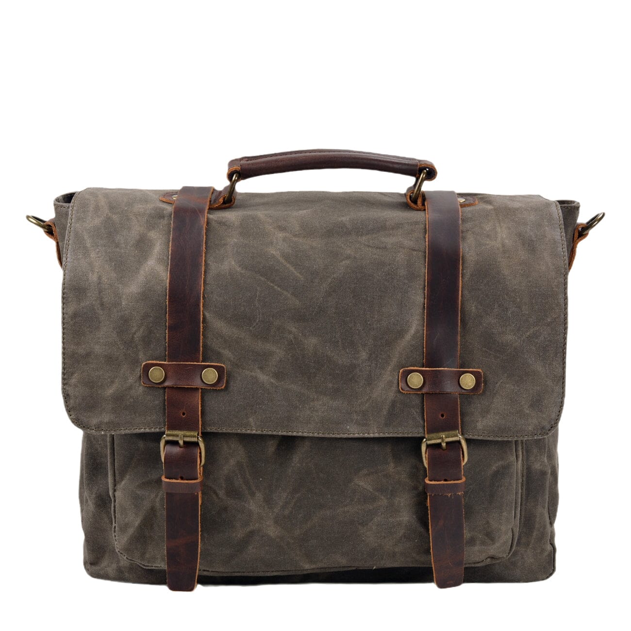 Umhängetasche Herren – Robuste Messenger Bag aus Canvas & Leder