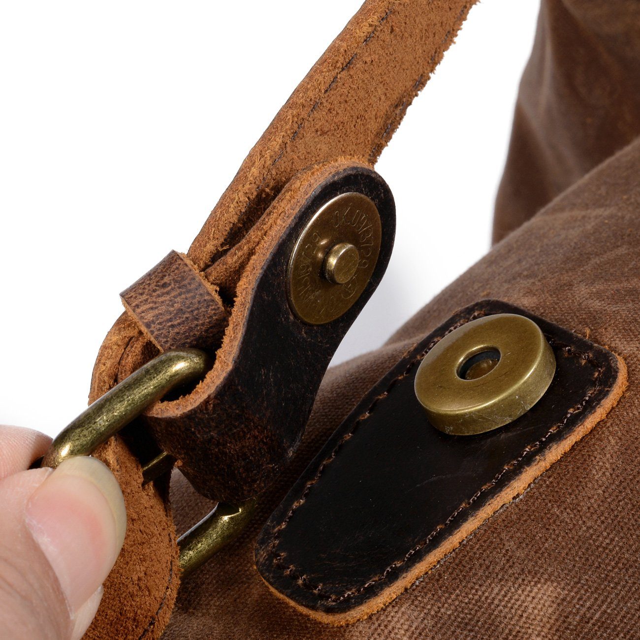 Vintage Rucksack Herren aus Canvas & Leder – Retro & Robust