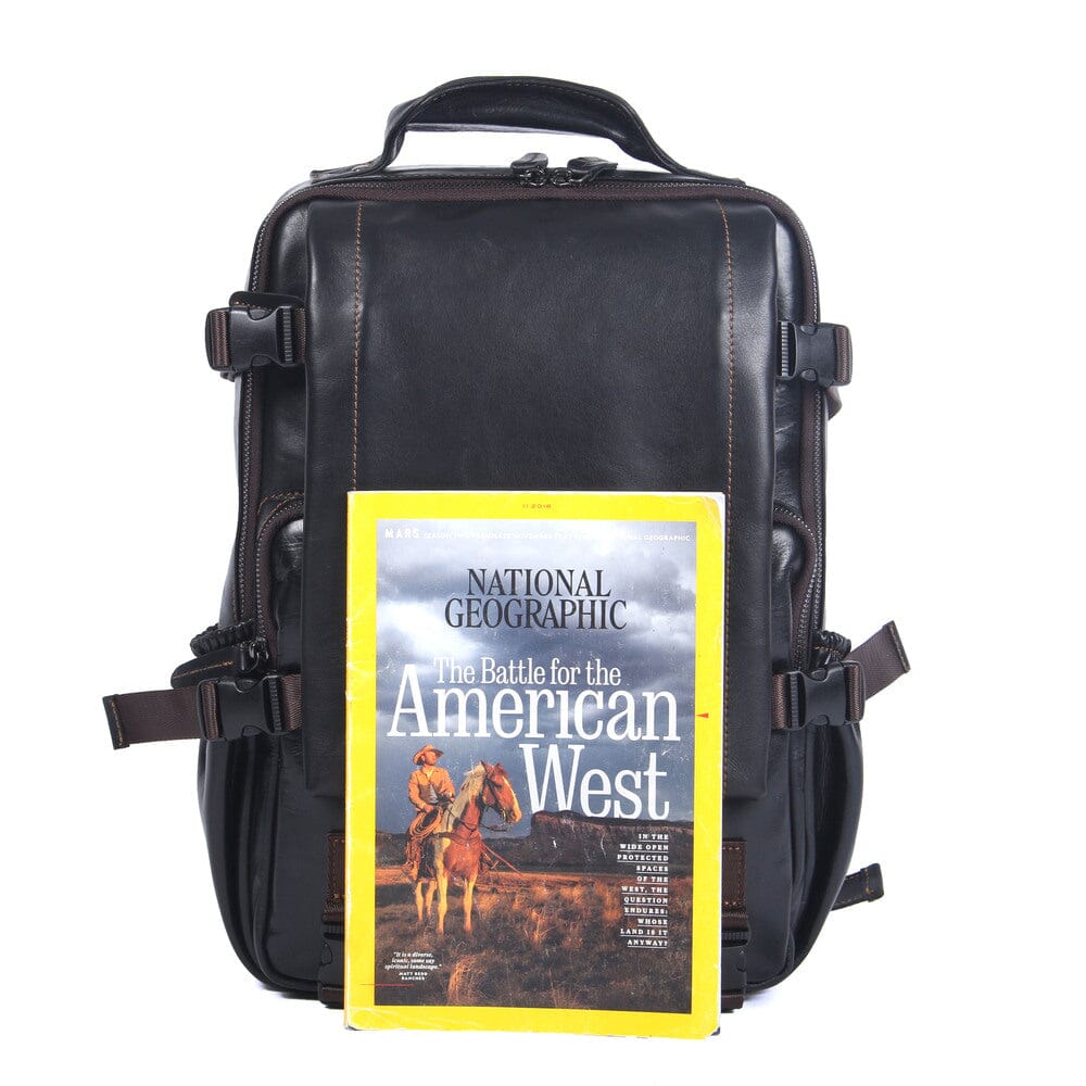 Schwarzer Lederrucksack Herren – Stylisch, langlebig & komfortabel
