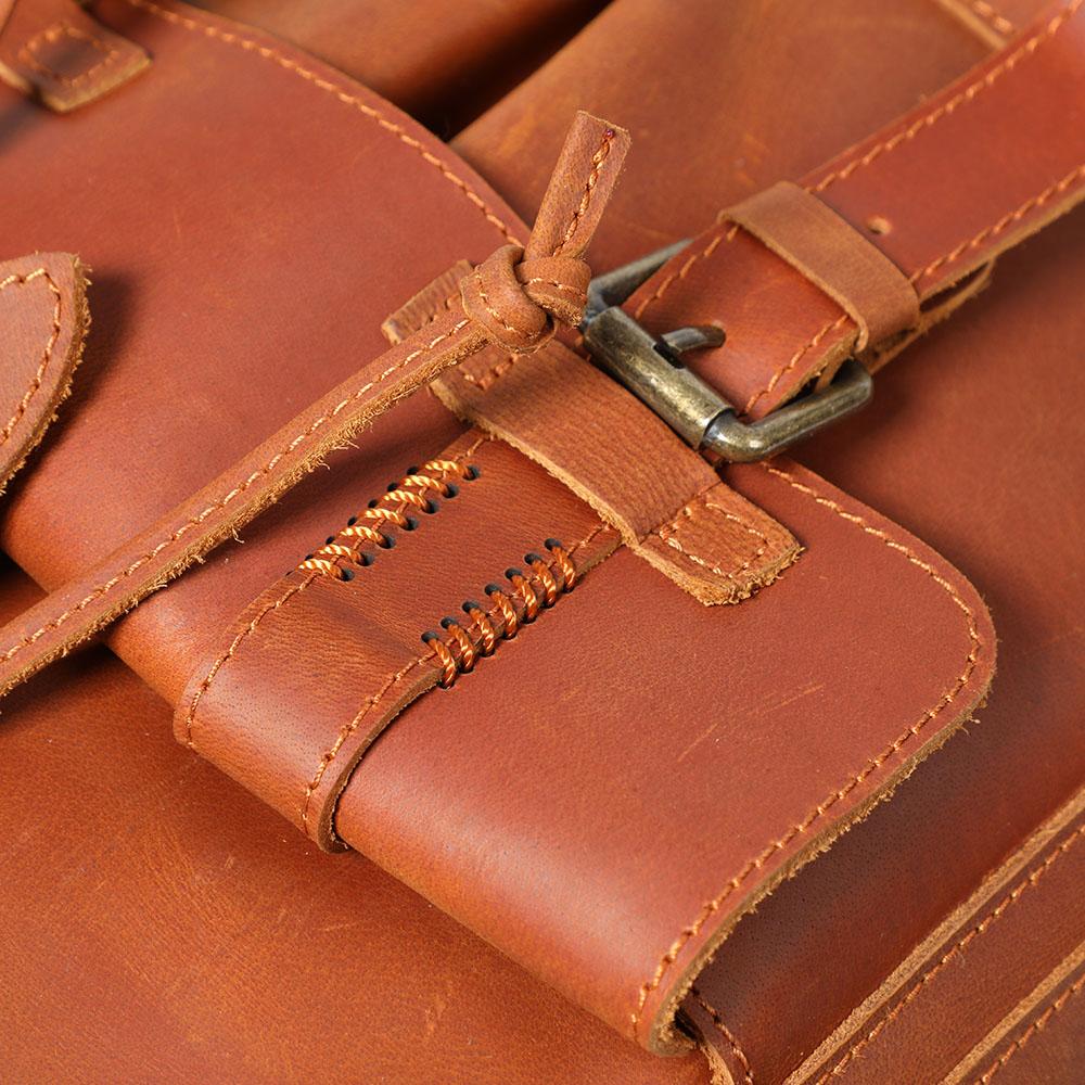 Tasche aus Leder – Vintage Laptoprucksack für Alltag & Reise