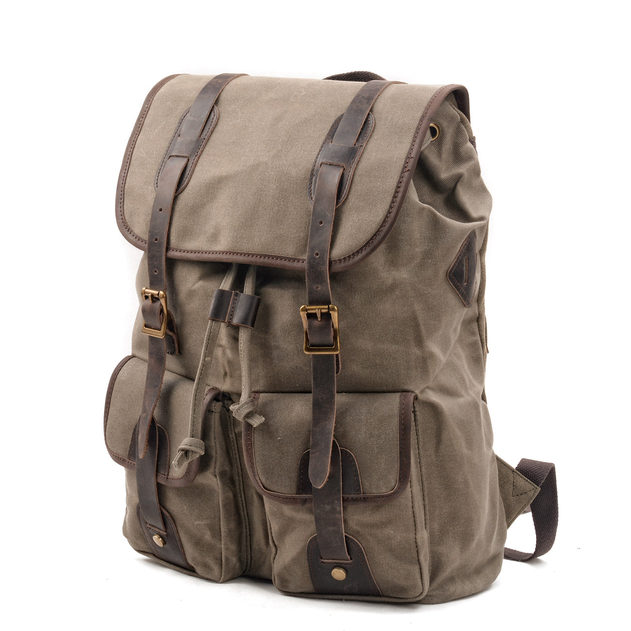 Canvas Tasche – Vintage Reiserucksack mit Laptopfach für Alltag & Reise